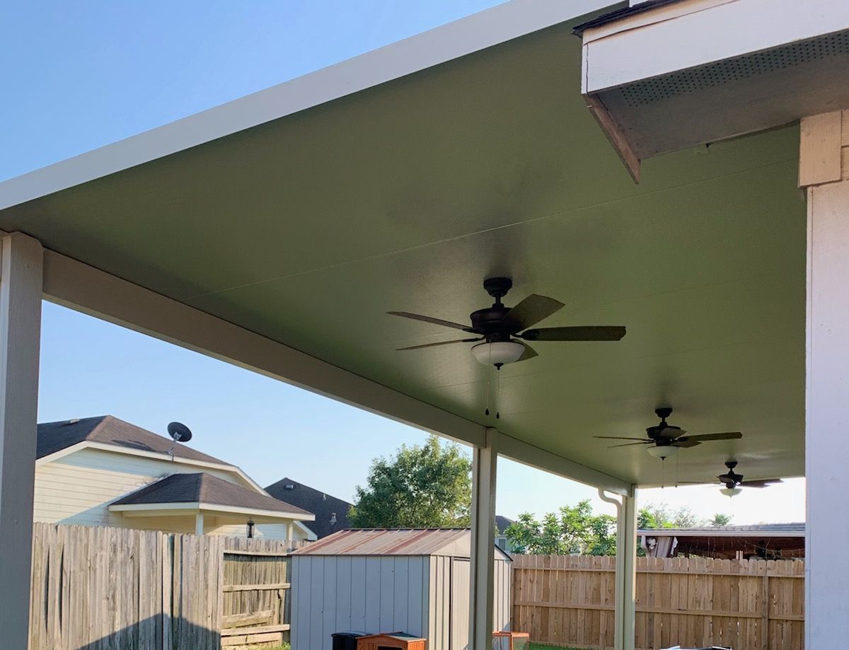 Experienced aluminum patio cover specialists providing durable and stylish shade solutions in Houston, TX.
