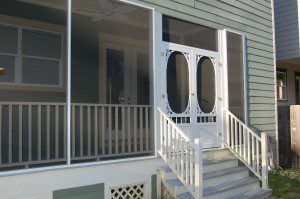Bug-proof screen room in La Porte, TX with tightly woven mesh and full-panel protection for outdoor comfort.