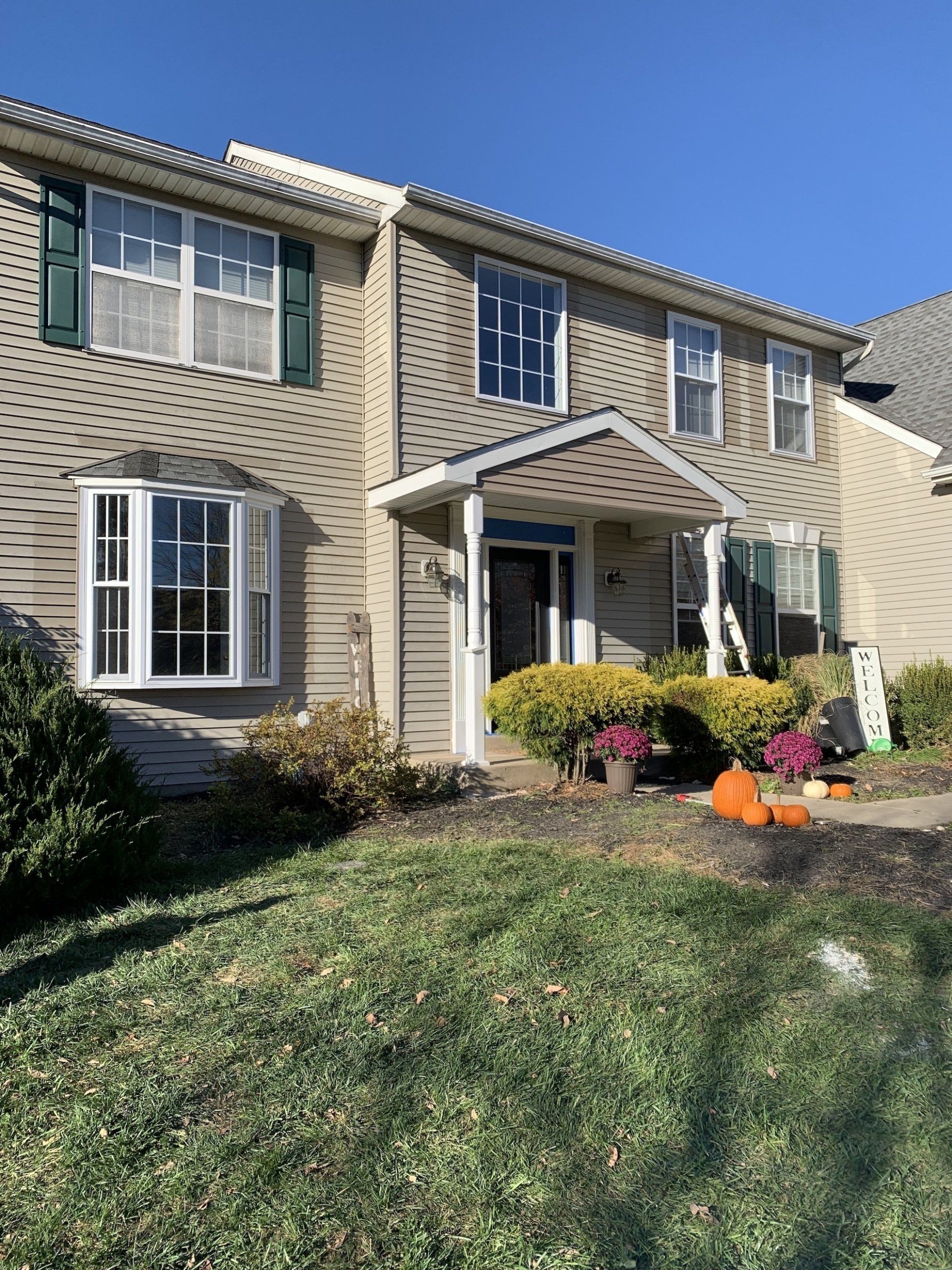 view of new nook window from exterior