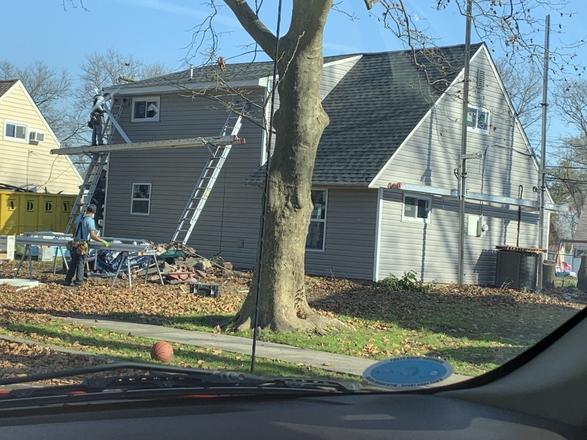 new siding installation