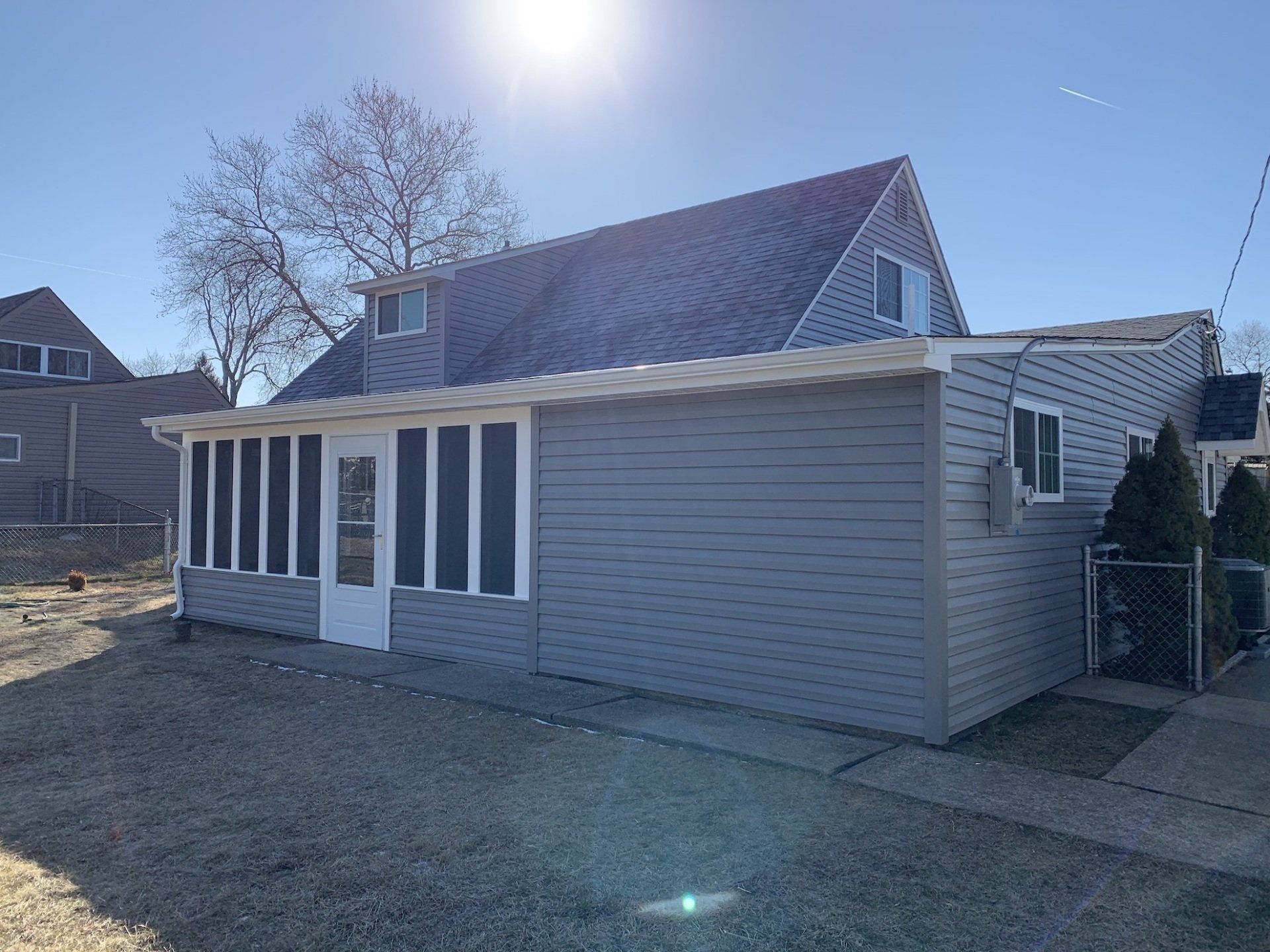 patio enclosure renovation