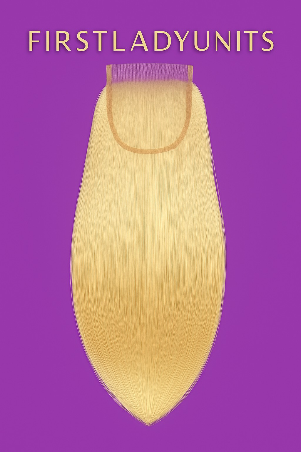 5x5 Raw Blonde Straight HD Closure Wig