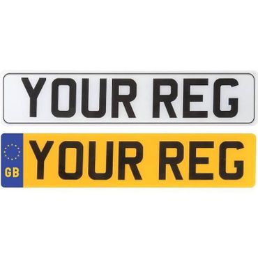 Number Plates made while you wait