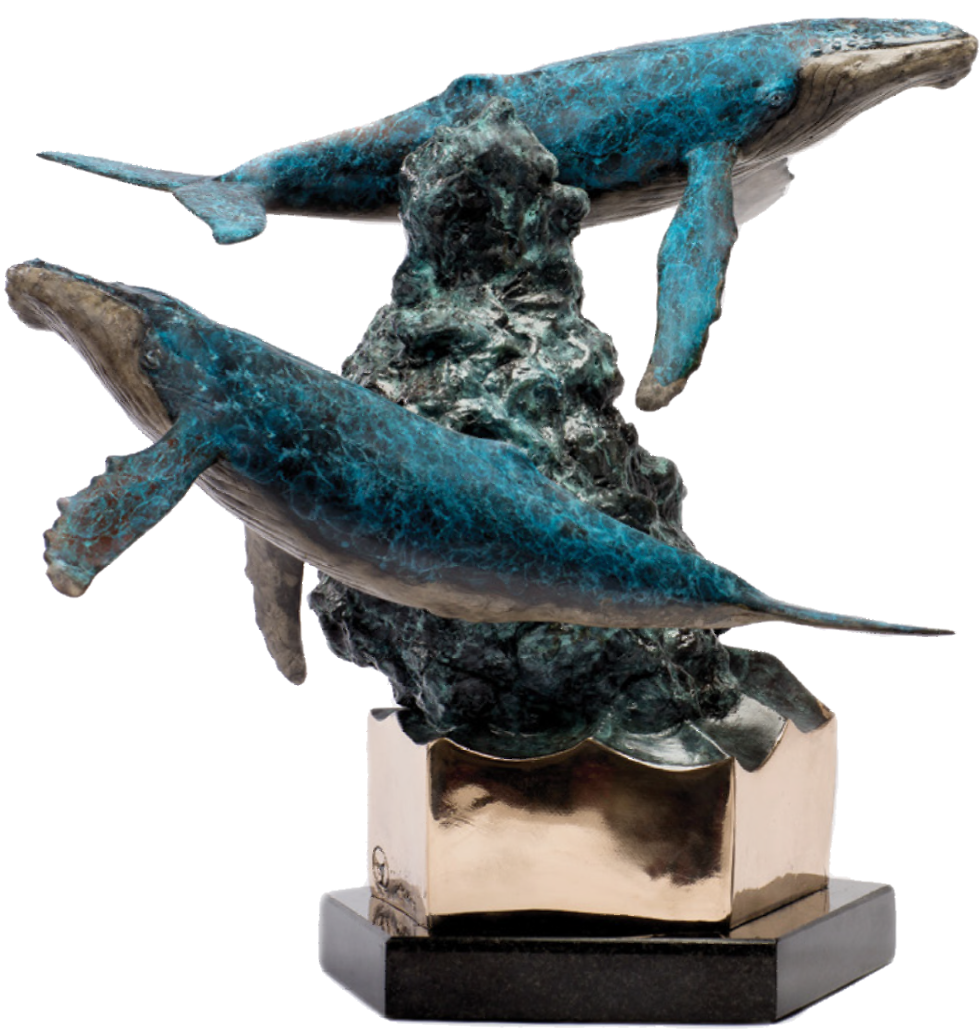 Humpback whale unique urns for human ashes