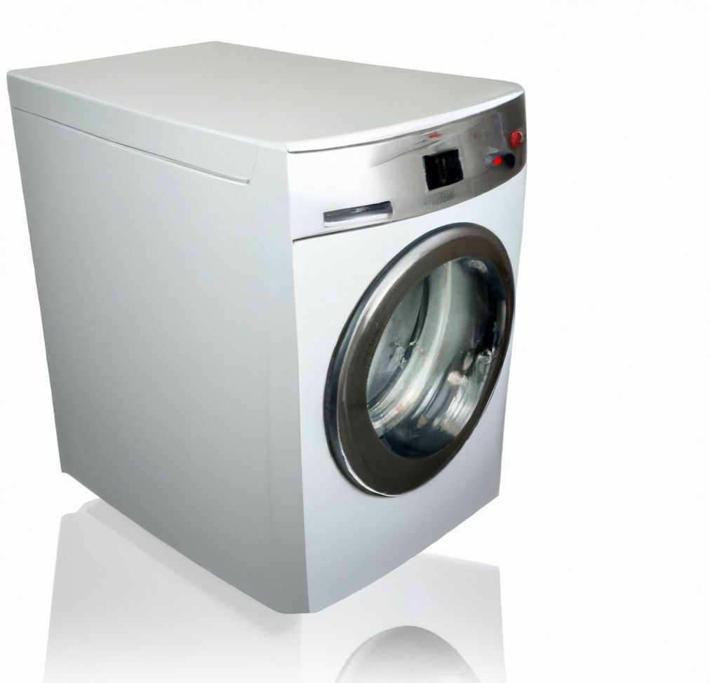 a white LG washing machine
