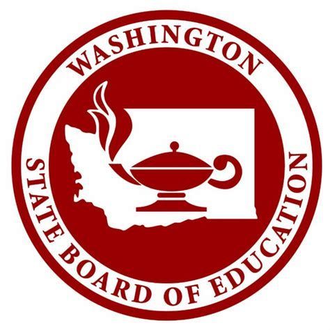 The logo for the washington state board of education