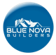 Blue nova builders logo on a blue circle