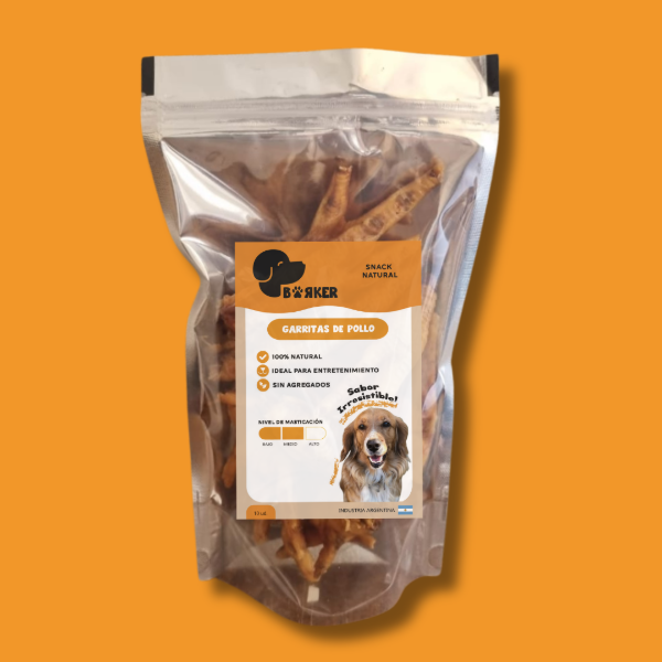 Snack natural Garritas de pollo