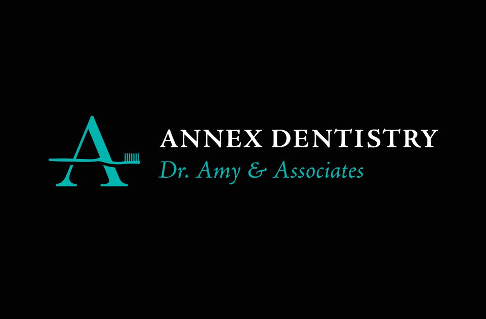 Horizontal version of Annex Dentistry logo on black background