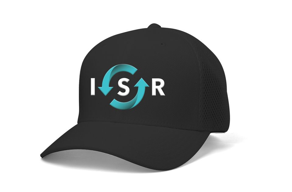 ISR logo on a baseball cap