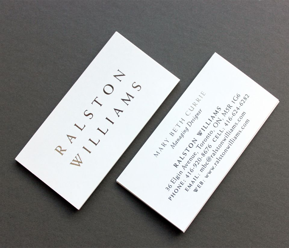 RalstonWilliams business cards