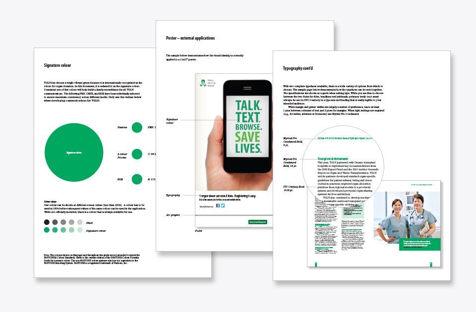 Pages from visual identity manual