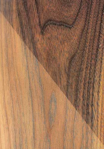 A close up of a piece of wood showing the grain and texture.
