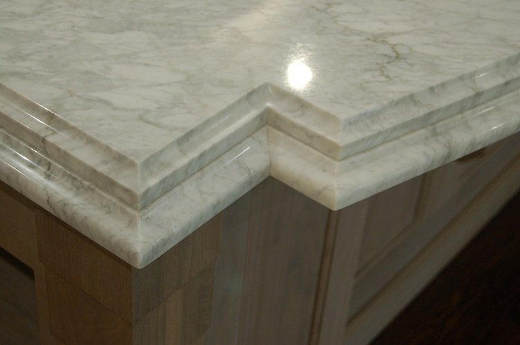 beveled edge on countertop