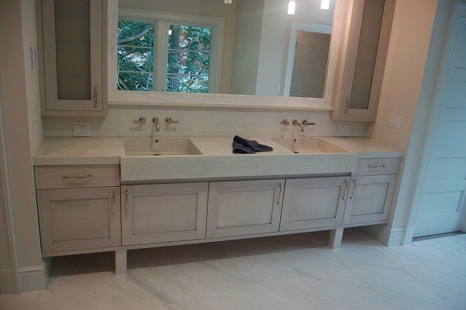 his and her vanity in bathroom 1