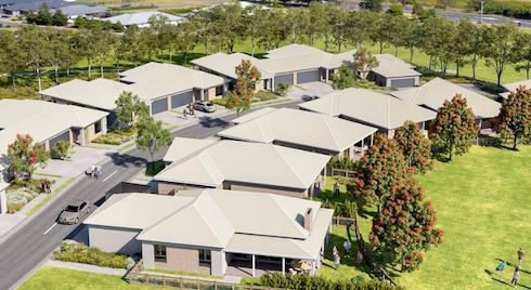 An Artist Impression of Community Title Subdivision Morpeth — Duggan Mather Surveyors in Taylors Beach, NSW
