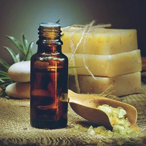 massage oils and soap