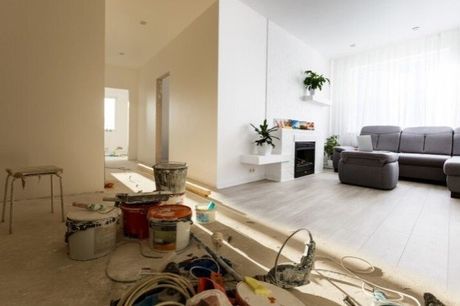 handyman renovation living room