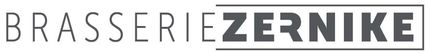 Op een witte achtergrond wordt een logo voor brasseriezernike getoond