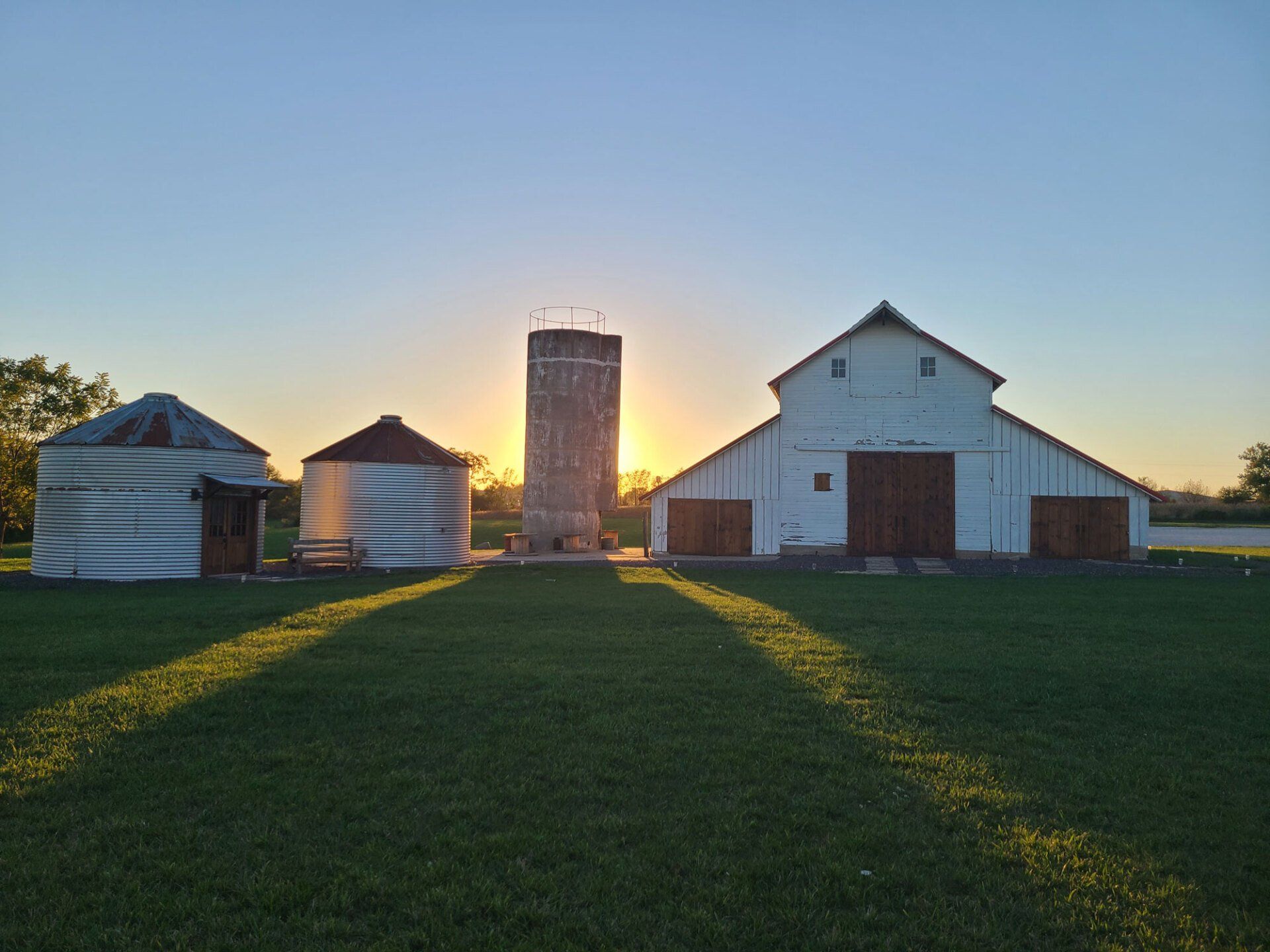 restored barn venue with the surrounding countryside, ideal for a countryside wedding
