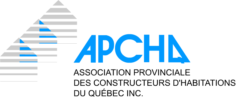 The logo for apcha association provinciale des constructeurs d' habitations du quebec inc.