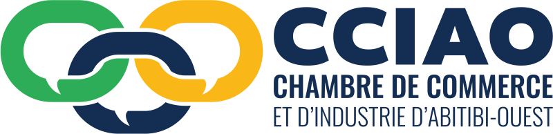 A logo for cciao chambre de commerce et d' industrie d' abiti-ouest