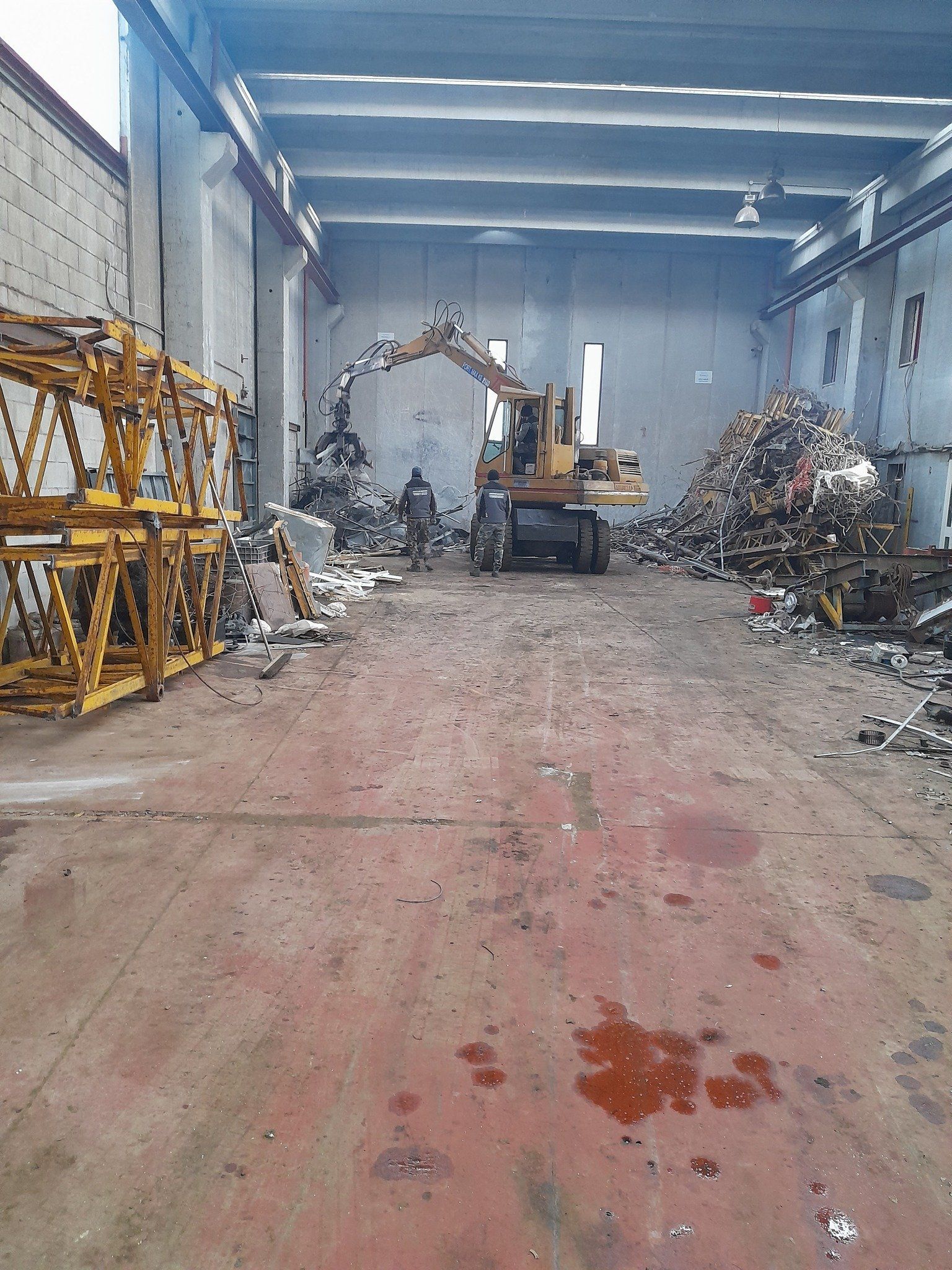 Raccolta di rottami metallici