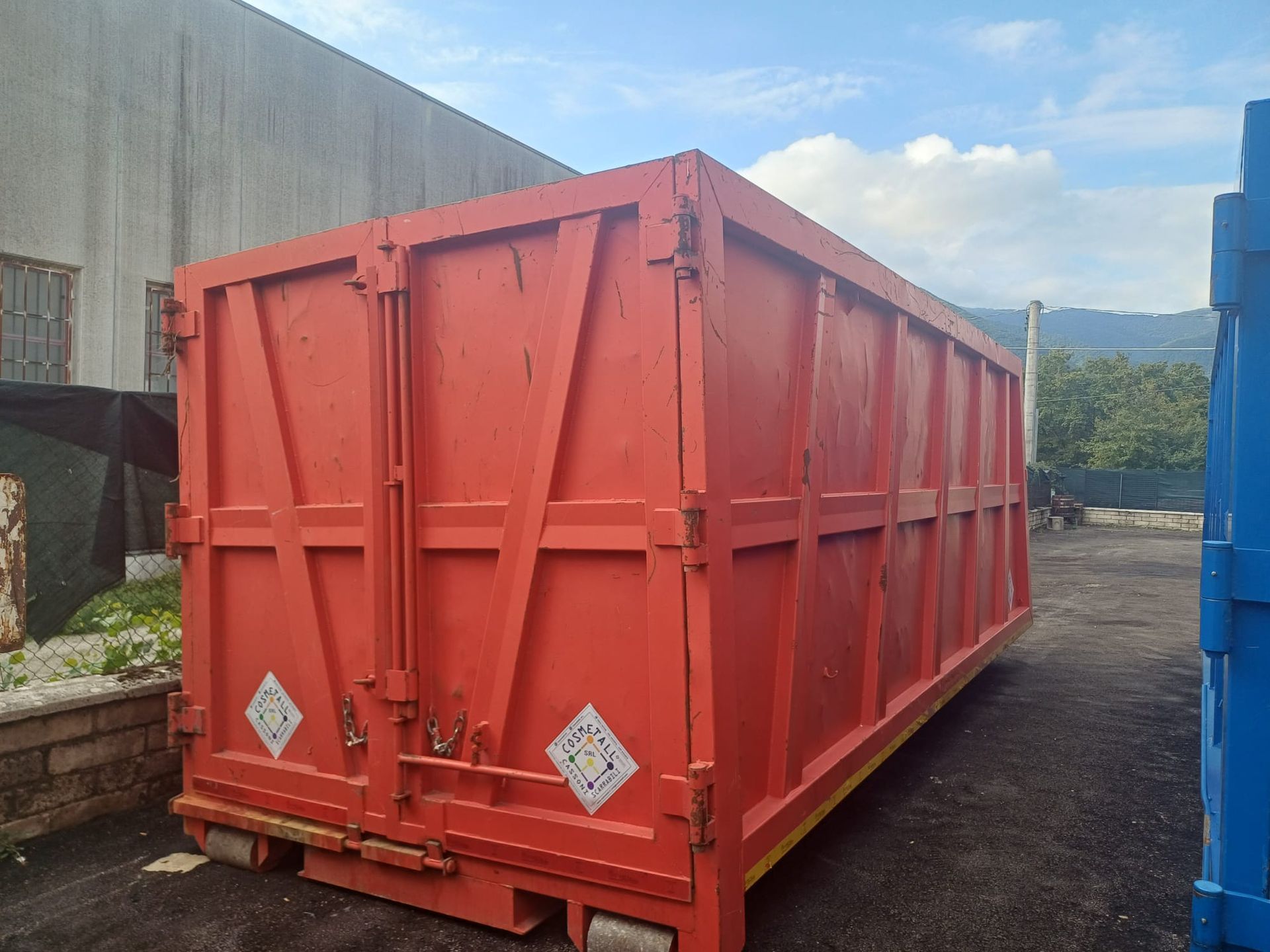 Cassone stoccaggio rifiuti