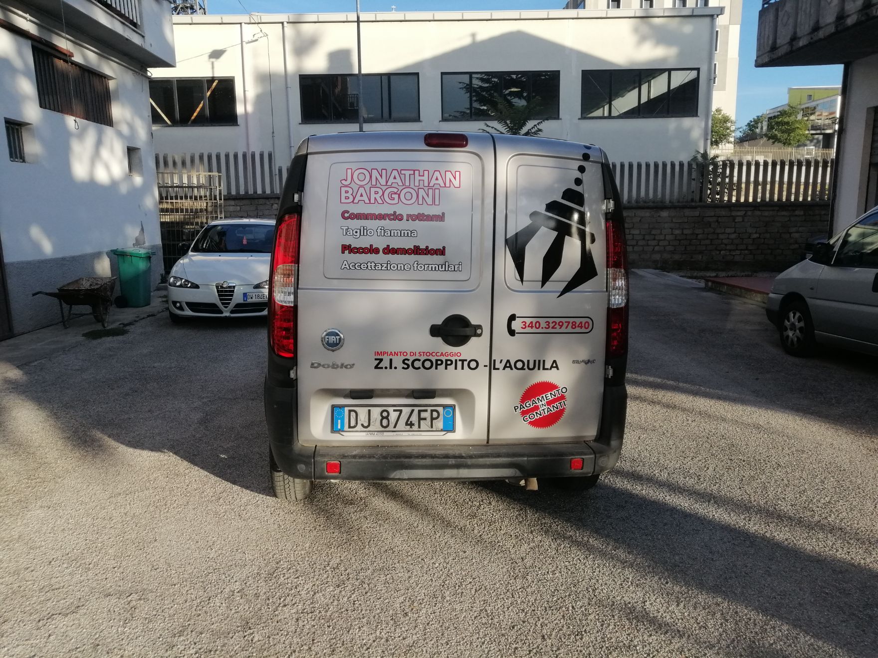 Mezzo per trasporto rottami