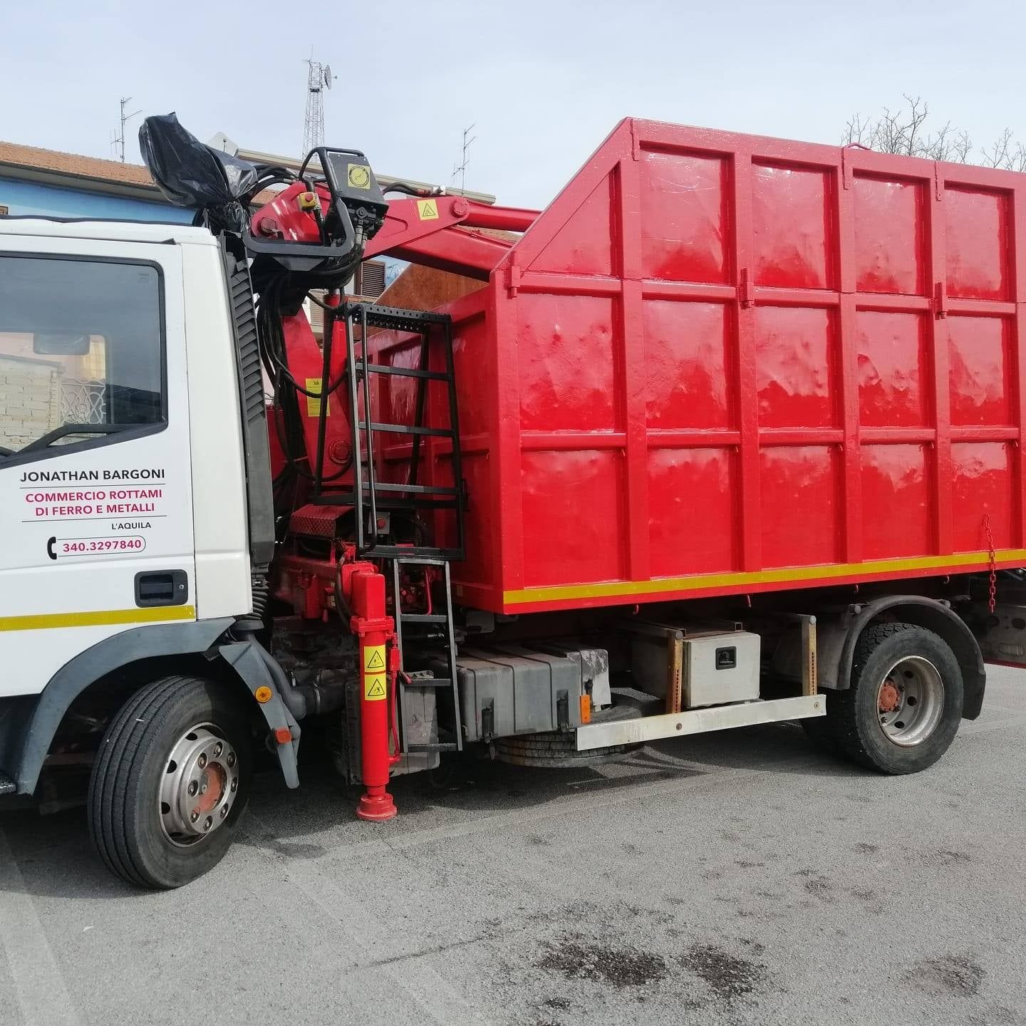 Trasporto di rifiuti ferrosi