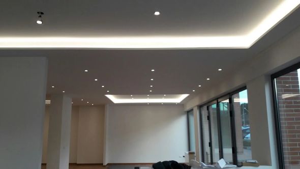 faretti incassati nel soffitto