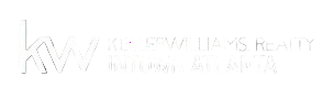 Keller Williams real estate logo, red "kw" with "KELLER WILLIAMS" in gray below.