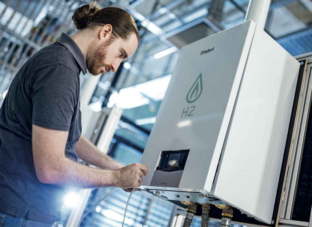 pompa di calore con unità esterna e interna