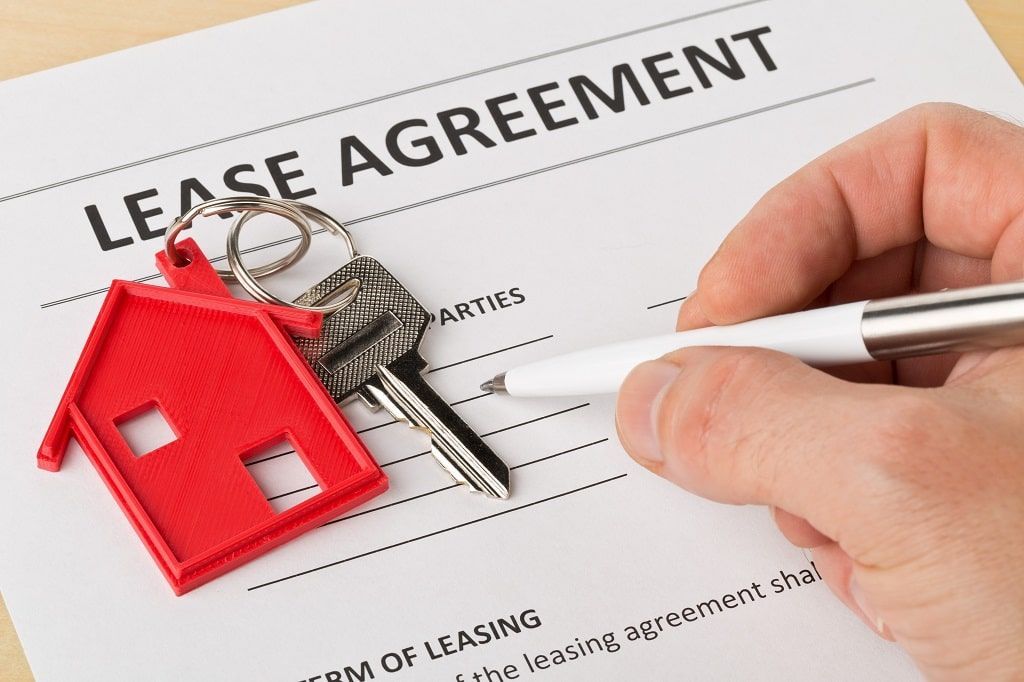 Signing Lease Agreement
