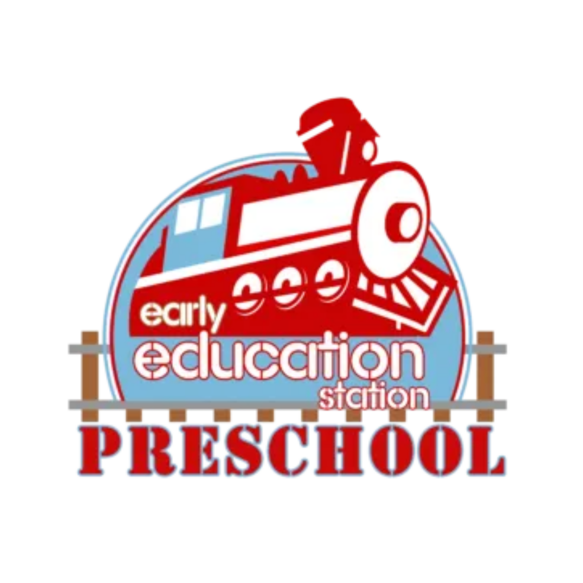 A logo for the early education station preschool