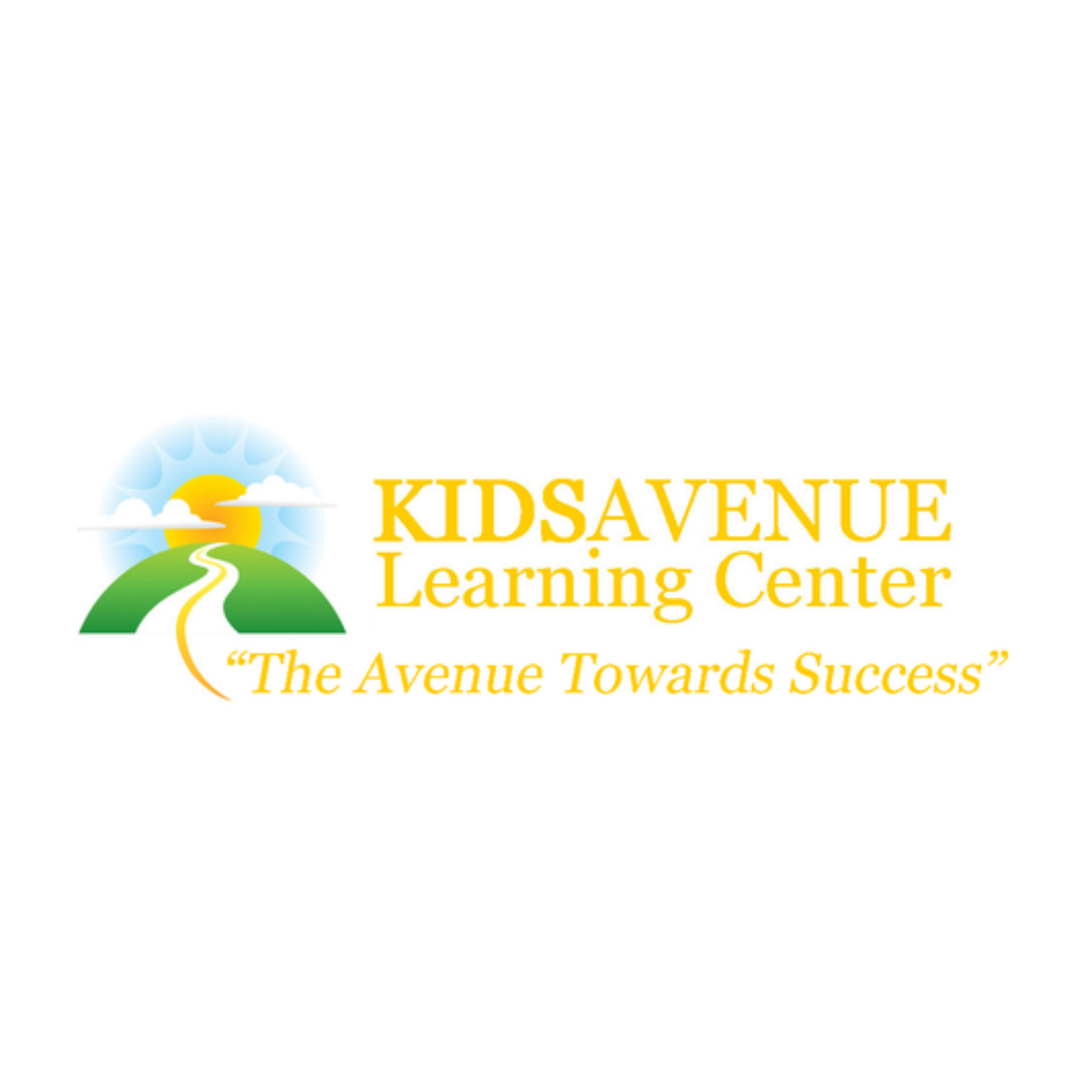 A logo for a learning center called kidsavenue learning center