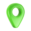 Green map marker.