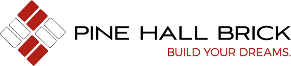 Logo for Pine Hall Brick with text 
