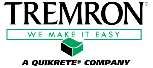 Tremron logo: black text with 