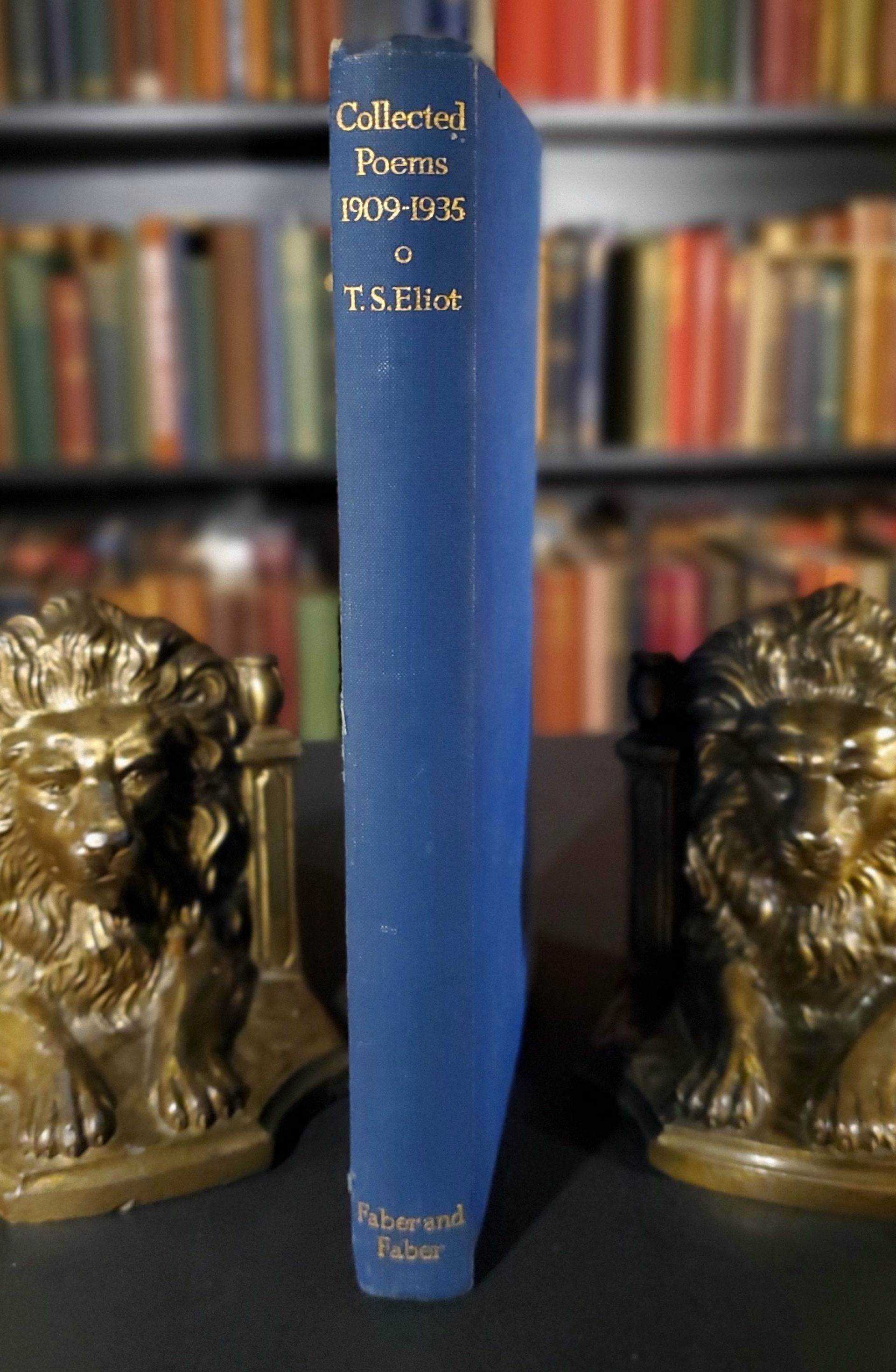 T.S. Eliot ~ Collected Poems 1909-1935 ~ *Signed* Hardcover 1st Edition