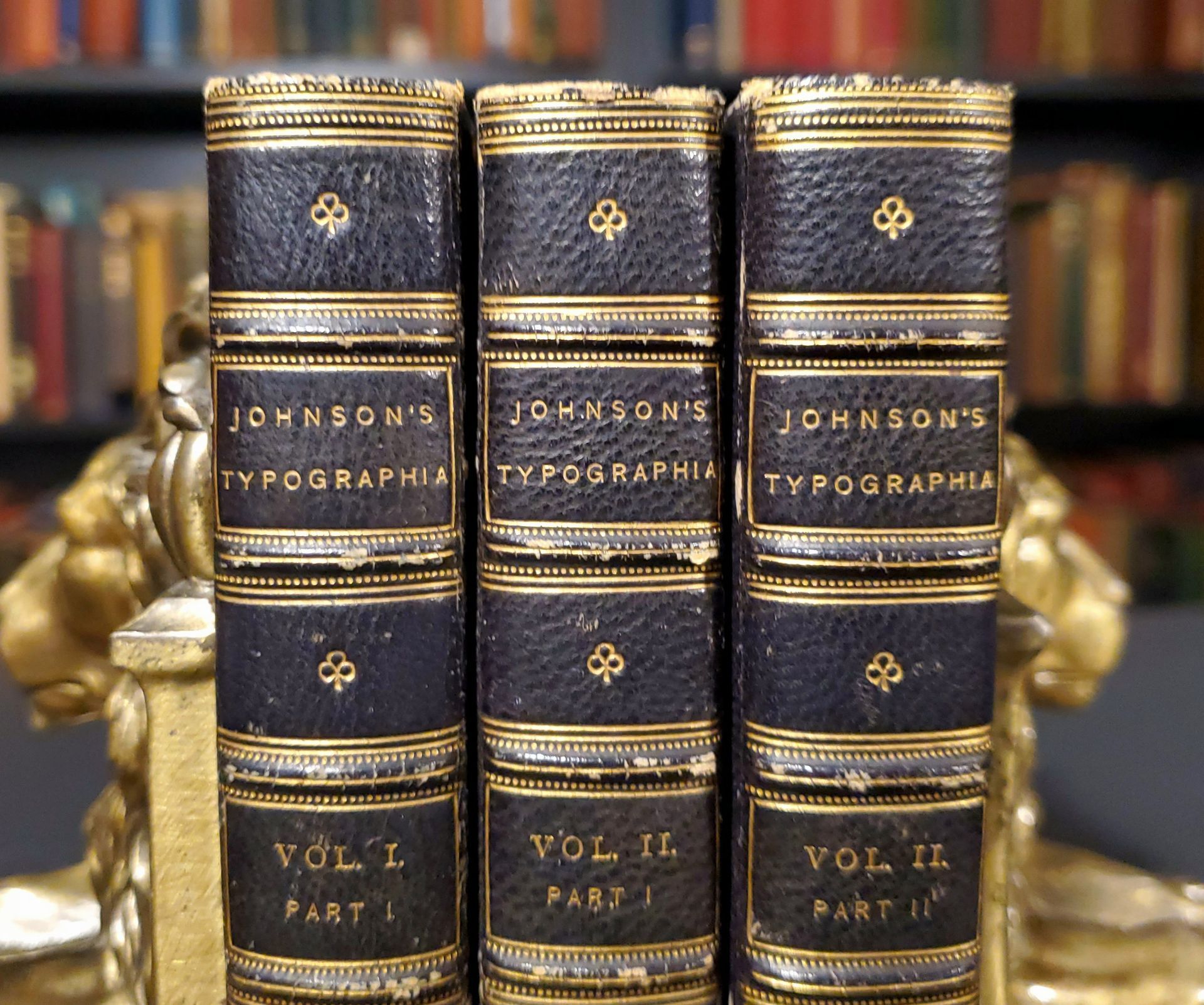 Johnson's Typographia - Origin of Printing - 1824 Three Volume Set