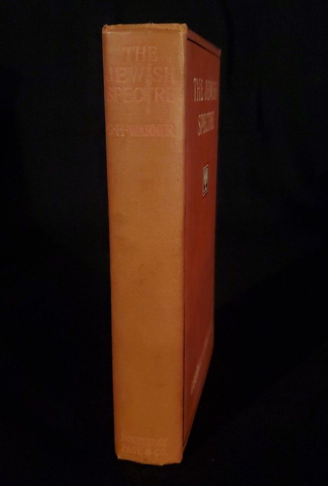The Jewish Spectre ~ By George H. Warner ~ 1st Edition 1905 ~ Doubleday