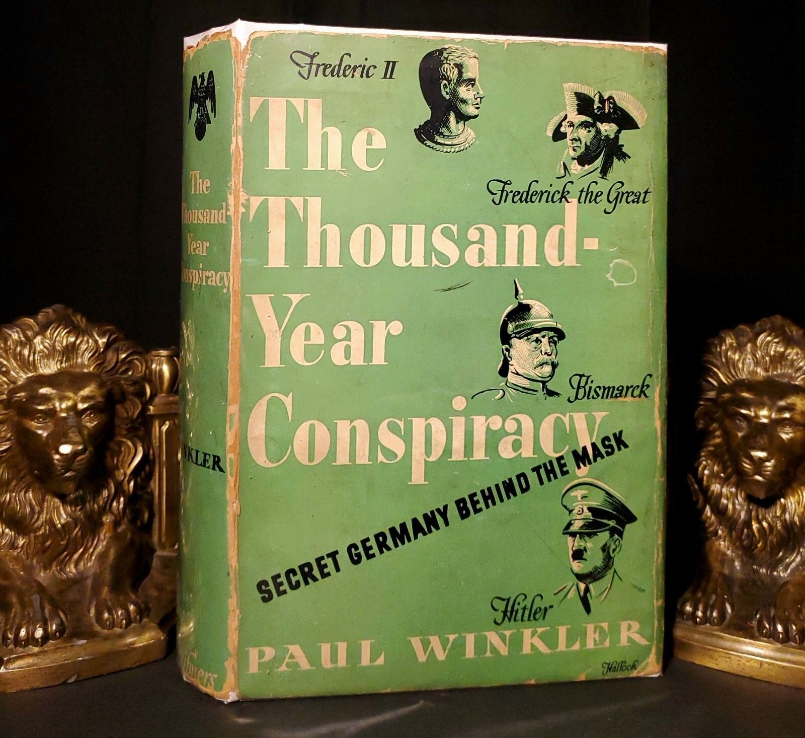 The Thousand-Year Conspiracy By Paul Winkler - 1st Ed ~ Roots of Nazism Occult / WWII