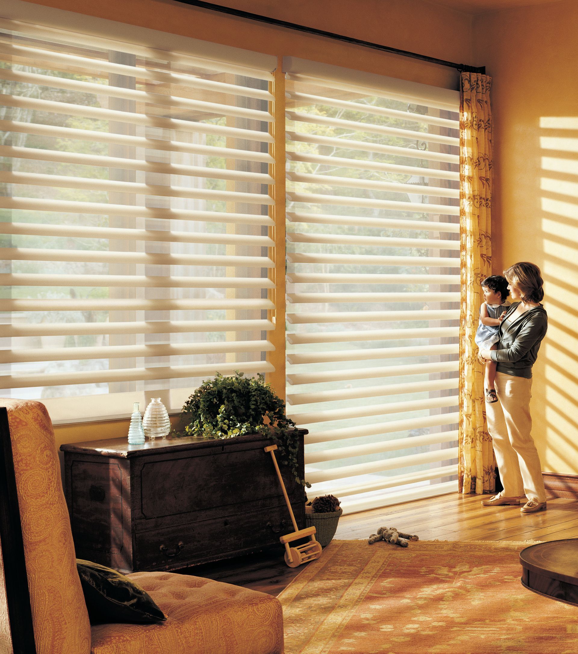 Construction workers examining blueprints at a table, with tools and hard hats, discussing plans. Construction workers examining blueprints at a table, with tools and hard hats, discussing plans.