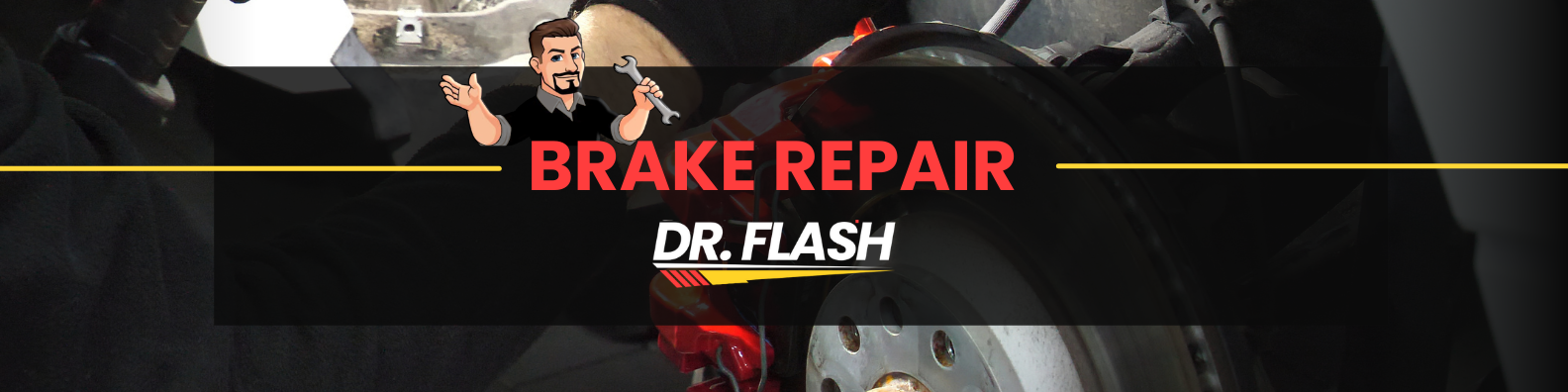 Man with tools above 