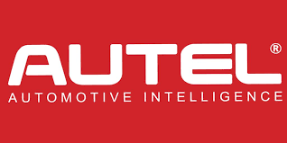 Autel logo on a red background with white text that reads, 