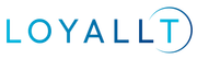 The logo for loyallt is blue and white on a white background.