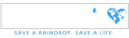 A banner that says save a raindrop save a life
