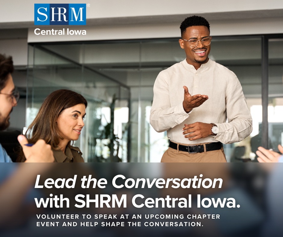 Lead the Conversation with SHRM Central Iowa