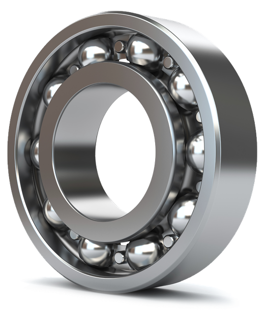 Baleros y rodamientos industriales en exhibición